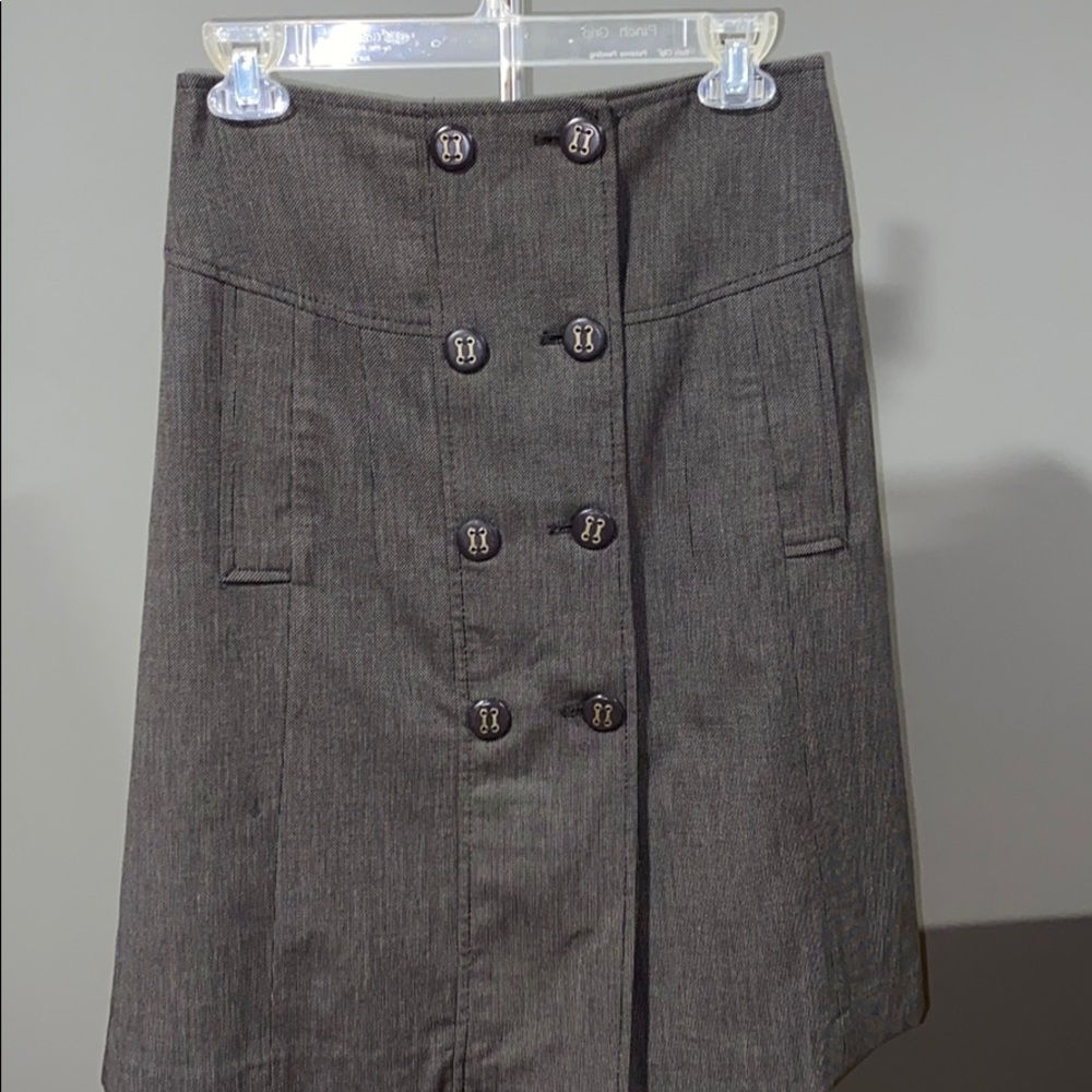 Trapeze skirt.